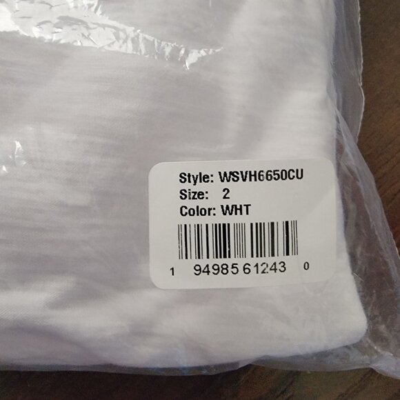 James Perse Dress V-Neck Shell Tank Dress Womens M White Casual Minimalist - Picture 4 of 4